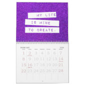 Positieve bevingen Birthstone Glitter Abundance Kalender (Feb 2026)