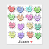Positieve bevingen Snoep Warmtevinylstickers Sticker (Vel)