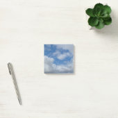 Positieve blauwe lucht post-it® notes (Kantoor)