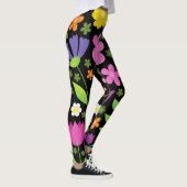 Positieve bloemen krooster leggings (Rechts)