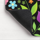 Positieve bloemen krooster muismat (Hoek)