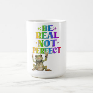 Positieve boho kikker Hippie Koffiemok