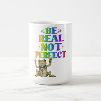 Positieve boho kikker Hippie Koffiemok