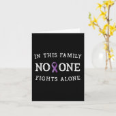 Positieve boodschap Pancreaskankerbewustzijn voor Kaart (Gele Bloem)