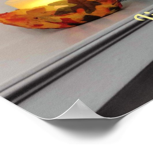 Positieve boodschap: "Wees het Licht!" Poster (Hoek)