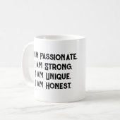 positieve boommok koffiemok (Voorkant links)
