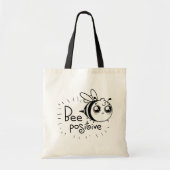 Positieve Canvas tas bijen (Voorkant)