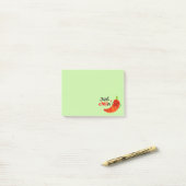 Positieve Chili Pepper Pun - gewoon kind Post-it® Notes (Op bureau)