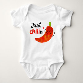 Positieve Chili Pepper Pun - gewoon kind Romper