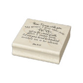 Positieve christelijke quote: Johannes 14:27 Rubberstempel (Stempel)
