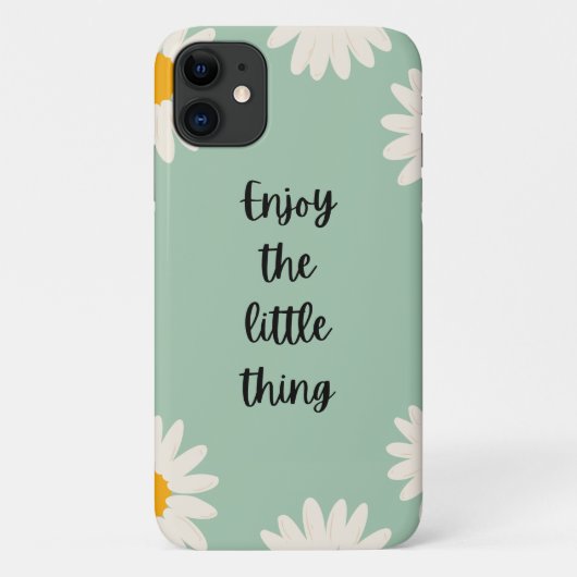Positieve citaten genieten van het kleine ding Case-Mate iPhone case (Achterkant)