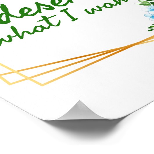 positieve citaten voor het leven poster (Hoek)