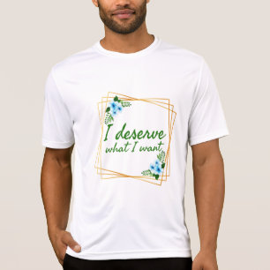 positieve citaten voor het leven t-shirt