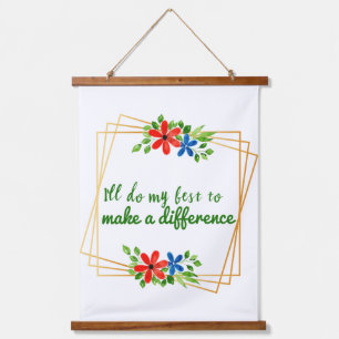 positieve citaten voor levensacceptatie hangend wandkleed