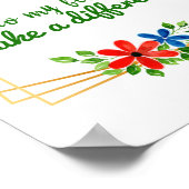 positieve citaten voor levensacceptatie poster (Hoek)