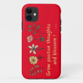 POSITIEVE DENKEN GROEIEN EN motivatie BLOSSOM Case-Mate iPhone Case (Achterkant)