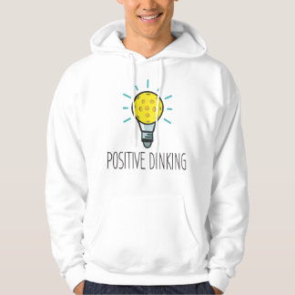 Positieve Dinking Pickleball Mannen Hoodie