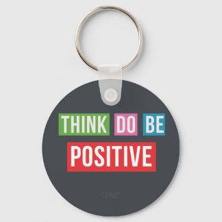 Positieve do Positieve Citaat Sleutelhanger