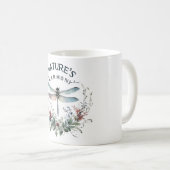 Positieve Dragonfly Affirmaties Koffiemok (Voorkant rechts)