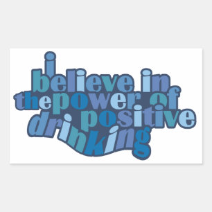 Positieve Drink stickers