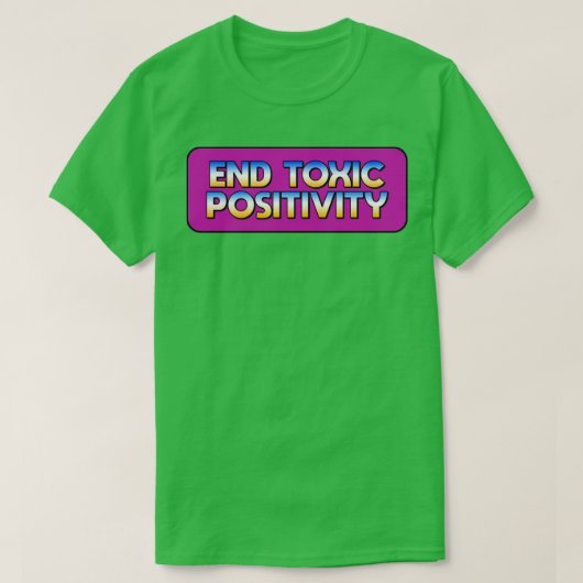 Positieve eindweergave t-shirt (Design voorkant)