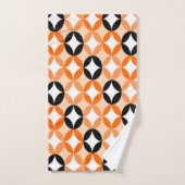 Positieve en negatieve ruimte bad handdoek (Handdoek)