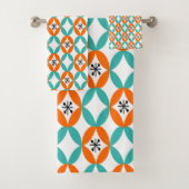 Positieve en negatieve ruimte bad handdoek (Insitu)