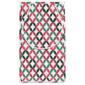 Positieve en negatieve ruimte - Blauwgroen en roze Klein Cadeauzakje (Achterkant)