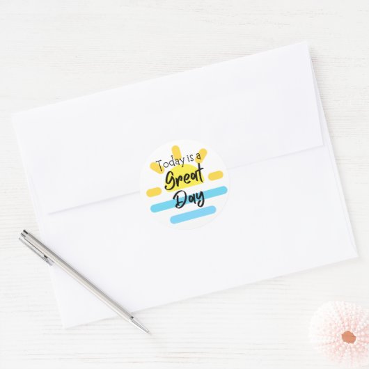 Positieve en verheffende Sticker (Envelop)