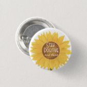 positieve en zwakke geestelijke gezondheid van zon ronde button 3,2 cm (Voorkant /achterkant)