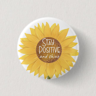 positieve en zwakke geestelijke gezondheid van zon ronde button 3,2 cm