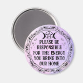 Positieve energie herinnering magneet (Voorkant / Achterkant)