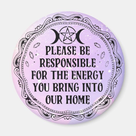 Positieve energie herinnering magneet (Voorkant)