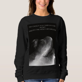 Positieve energie in je hart trui