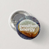 Positieve energie ronde button 3,2 cm (Voorkant /achterkant)