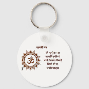 Positieve Energie Sleutelhanger met Sanskriet MaKe