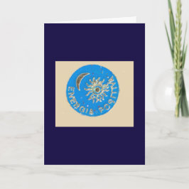 Positieve Energie voor het Nieuwjaar Feestdagen Kaart