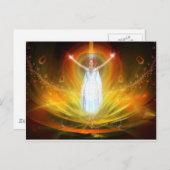 Positieve Energy Goddess Briefkaart (Voorkant / Achterkant)