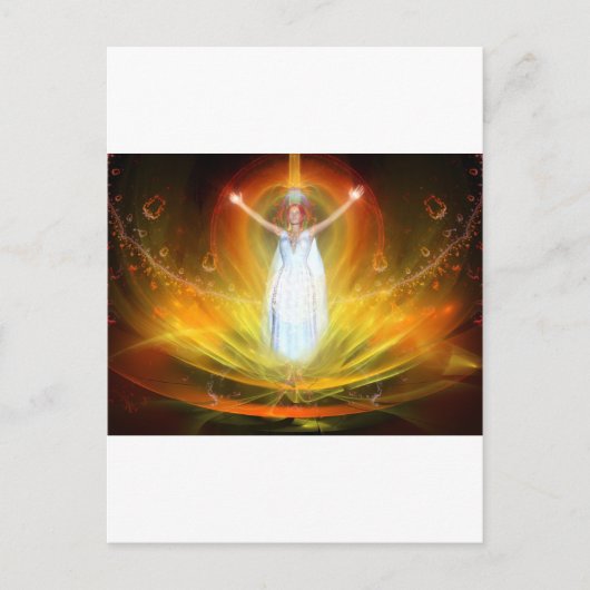 Positieve Energy Goddess Briefkaart (Voorkant)
