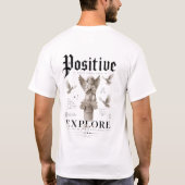 Positieve Explore Back Print T-Shirt (Achterkant)