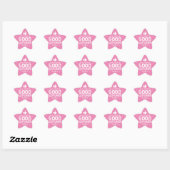 Positieve feedback Goede luisteraar Docent Ster Sticker (Vel)