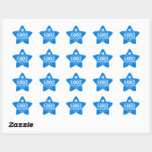 Positieve feedback Goede luisteraar Docent Ster Sticker (Vel)