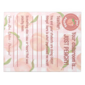 Positieve feedback van leerkrachten notitieblok (Voorkant)