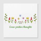 Positieve gedachten bloemen kweken (Voorkant)