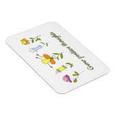 Positieve gedachten bloemen kweken magneet (Rechterzijde)