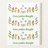 Positieve gedachten bloemen kweken planner (Achterkant)