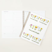 Positieve gedachten bloemen kweken planner (Display)