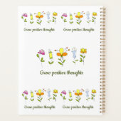 Positieve gedachten bloemen kweken planner (Achterkant)