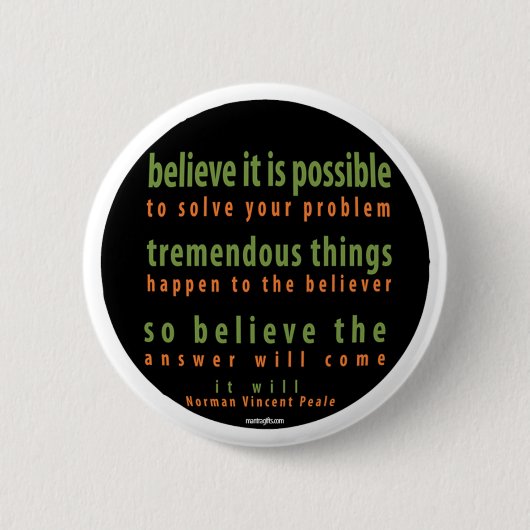 Positieve gedachten Button (Voorkant)