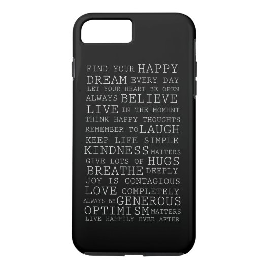 Positieve gedachten Case-Mate iPhone case (Achterkant)